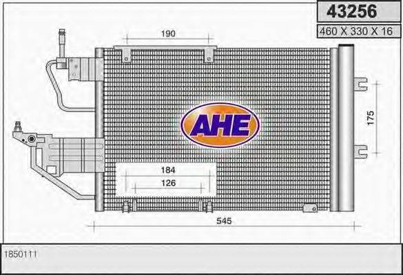 AHE 43256 Конденсатор, кондиціонер