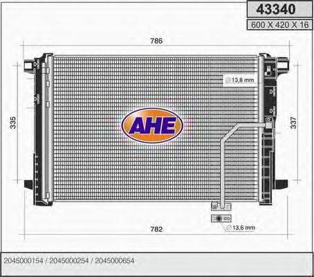 AHE 43340 Конденсатор, кондиціонер