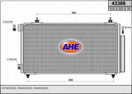 AHE 43386 Конденсатор, кондиціонер