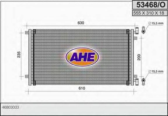 AHE 53468O Конденсатор, кондиціонер