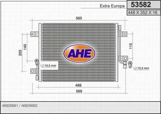 AHE 53582 Конденсатор, кондиціонер