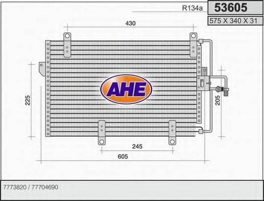 AHE 53605 Конденсатор, кондиціонер