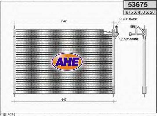 AHE 53675 Конденсатор, кондиціонер