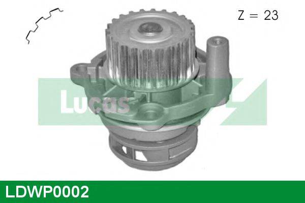 LUCAS ENGINE DRIVE LDWP0002 Водяний насос