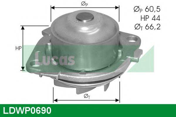 LUCAS ENGINE DRIVE LDWP0690 Водяний насос