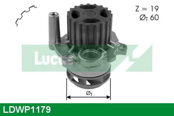 LUCAS ENGINE DRIVE LDWP1179 Водяний насос