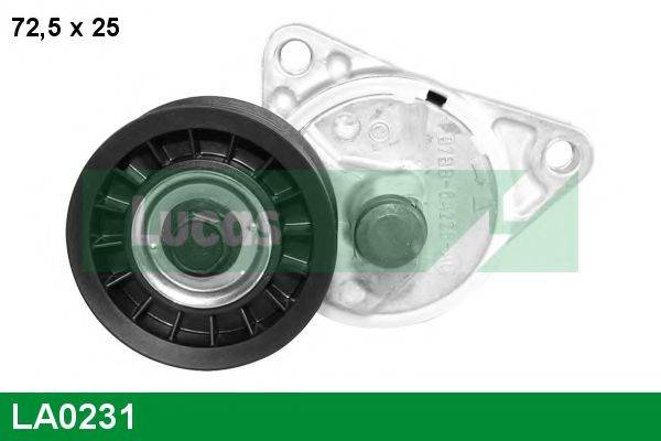 LUCAS ENGINE DRIVE LA0231 Натяжний ролик, полікліновий ремінь