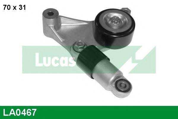 LUCAS ENGINE DRIVE LA0467 Натягувач ременя, клинового зубча