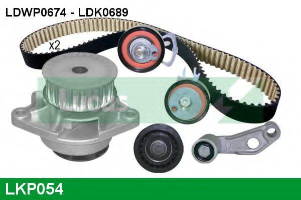 LUCAS ENGINE DRIVE LKP054 Водяний насос + комплект зубчастого ременя