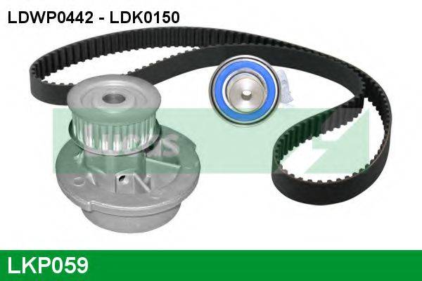 LUCAS ENGINE DRIVE LKP059 Водяний насос + комплект зубчастого ременя