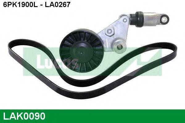 LUCAS ENGINE DRIVE LAK0090 Полікліновий ремінний комплект