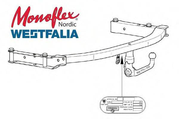 MONOFLEX 305291 Причіпне обладнання