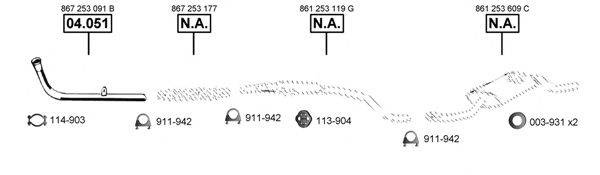 ASMET AU060475 Система випуску ОГ