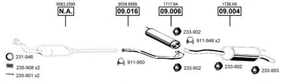 ASMET CI090375 Система випуску ОГ