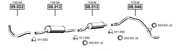 ASMET CI091275 Система випуску ОГ