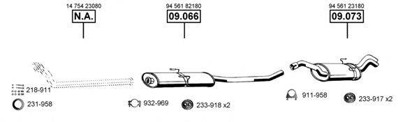 ASMET FI162850 Система випуску ОГ