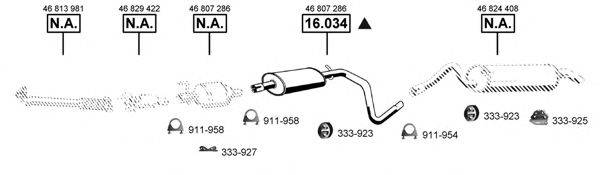 ASMET FI163055 Система випуску ОГ