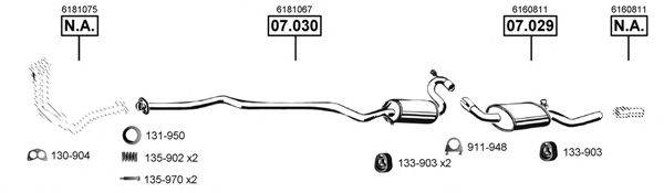 ASMET FO070560 Система випуску ОГ