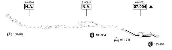 ASMET FO074600 Система випуску ОГ