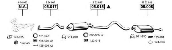 ASMET OP053250 Система випуску ОГ