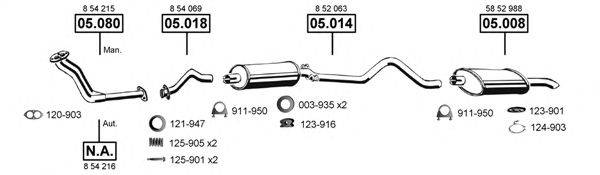 ASMET OP053360 Система випуску ОГ