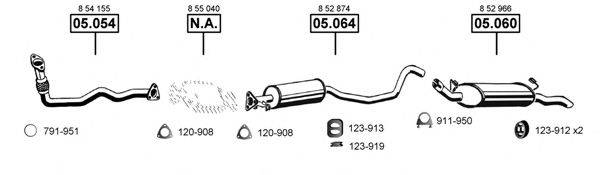 ASMET OP054965 Система випуску ОГ