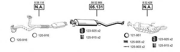 ASMET OP055260 Система випуску ОГ