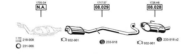 ASMET PE083430 Система випуску ОГ