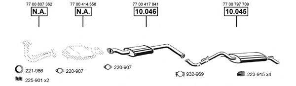 ASMET RE100290 Система випуску ОГ