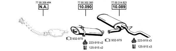 ASMET RE102220 Система випуску ОГ