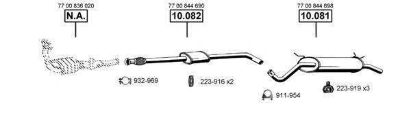 ASMET RE102435 Система випуску ОГ