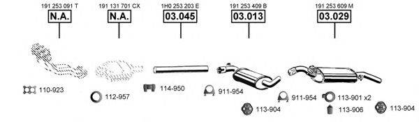 ASMET VA031580 Система випуску ОГ