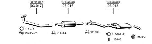 ASMET VA031635 Система випуску ОГ