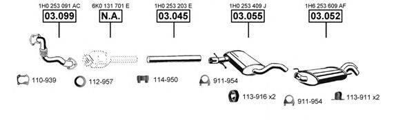 ASMET VA031940 Система випуску ОГ