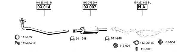 ASMET VA033250 Система випуску ОГ