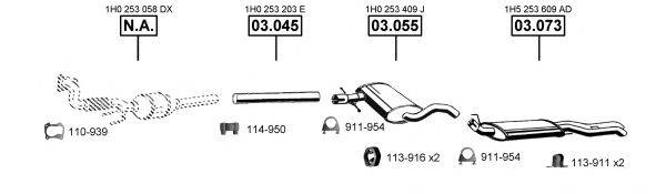 ASMET VA036755 Система випуску ОГ