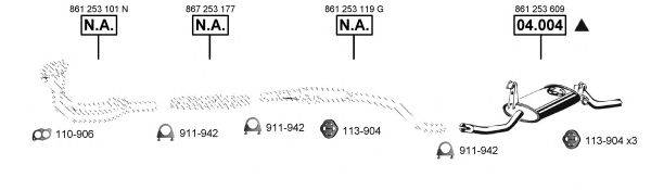 ASMET VA034700 Система випуску ОГ