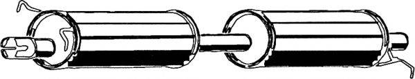 ASMET 07219 Середній глушник вихлопних газів