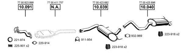 ASMET RE101800 Система випуску ОГ