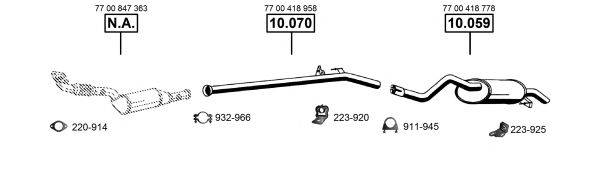 ASMET RE100350 Система випуску ОГ