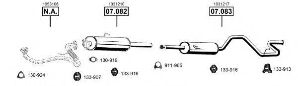 ASMET FO075285 Система випуску ОГ