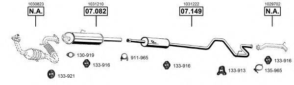 ASMET FO075615 Система випуску ОГ