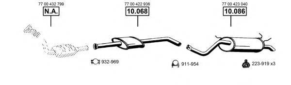 ASMET RE102335 Система випуску ОГ