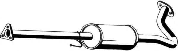ASMET 13021 Середній глушник вихлопних газів