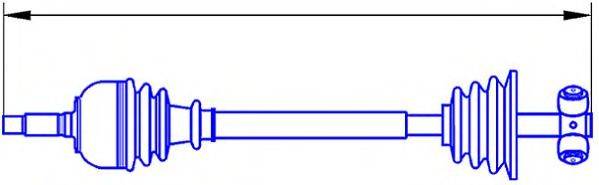 SERCORE 12825 Приводний вал
