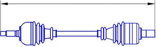 SERCORE 12752 Приводний вал