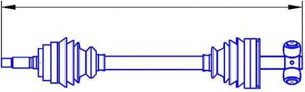 SERCORE 12520 Приводний вал