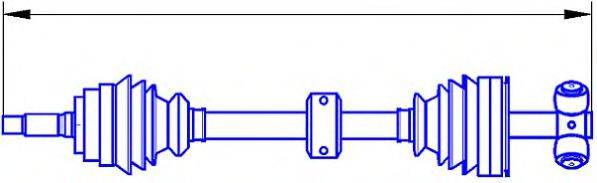 SERCORE 12505 Приводний вал