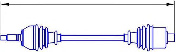 SERCORE 12827 Приводний вал