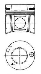 KOLBENSCHMIDT 40175600 Поршень